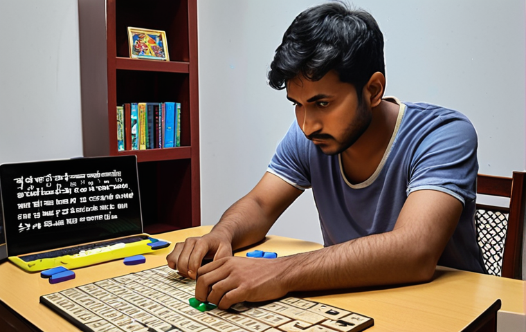 **
"A determined gamer patiently solving a 'Puzzle of Z' level, receiving help from online forum members. Focus on the challenge and collaborative spirit. Bengali text overlay: 'ধৈর্য ধরুন, চেষ্টা চালিয়ে যান' (Be patient, keep trying)."
**